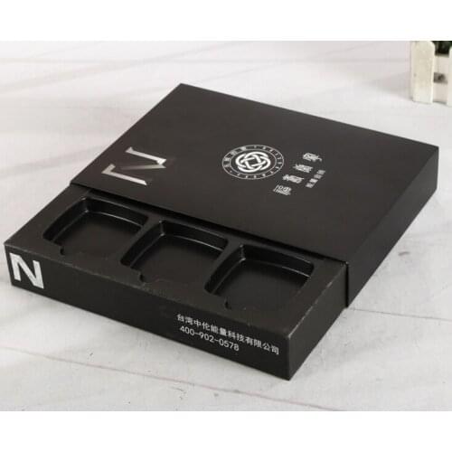 Custom Matte Lamination jewelry gift box packaging with foam and velve,Printing Embossed logo jewelry gift box packing ---XP0142