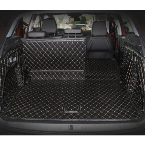Car trunk mats for peugeot 3008 leather car trunk mat 2019 2020 cargo liner accessories rug carpet boot luggage