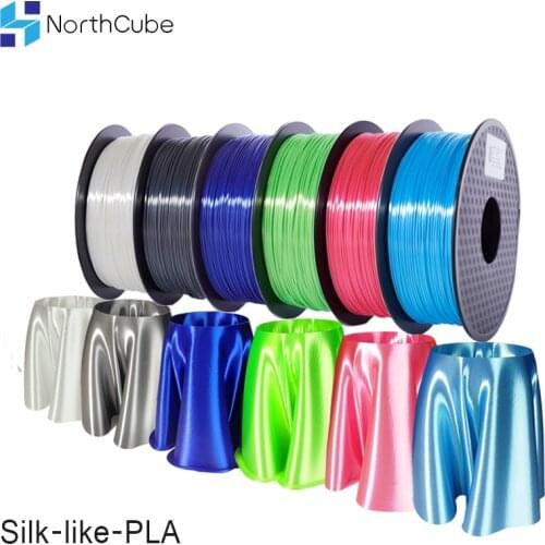 NorthCube 3D Printing Silk PLA Filament 3D Printer Filament 1.75mm 1KG Silk Like Series Color Filament