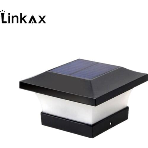 New Solar Light Fence Light Outdoor Post Column Light IP65 Solar Lamp for Garden Gate Courtyard Cottage Path Landscape Lamp