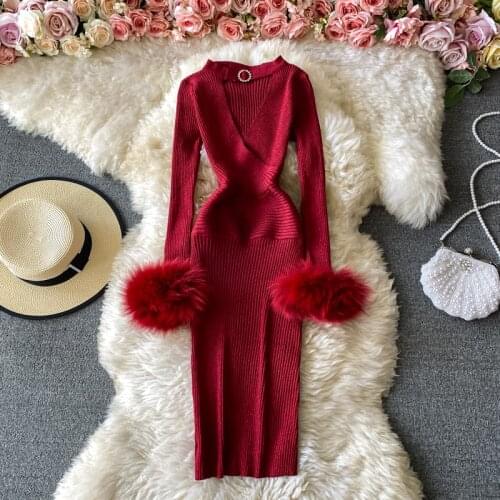 Oytall Fashionable Knitted Dresses