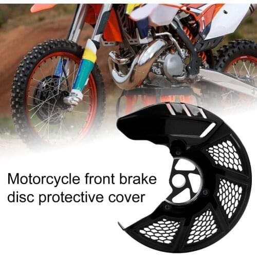 Durable Front Brake Disc Guard Protective Cover Off-road Motorcycle Brake Disc Cover for HONDA CR125R/250R 04-07 CRF 250R 04-17