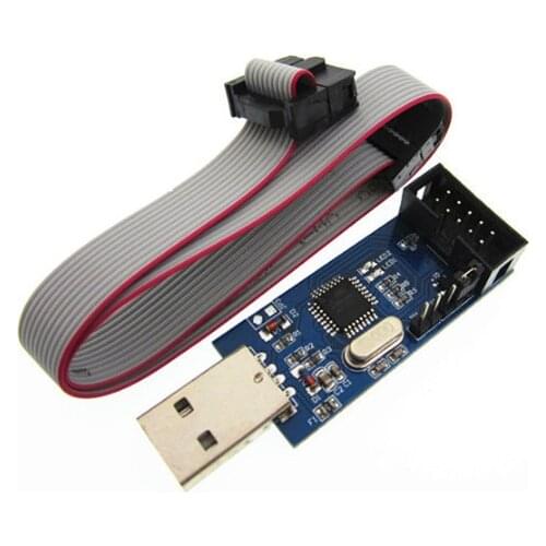 10LOT New USBASP USBISP AVR Programmer USB ISP USB ASP ATMEGA8 ATMEGA128 Support Win7 64K