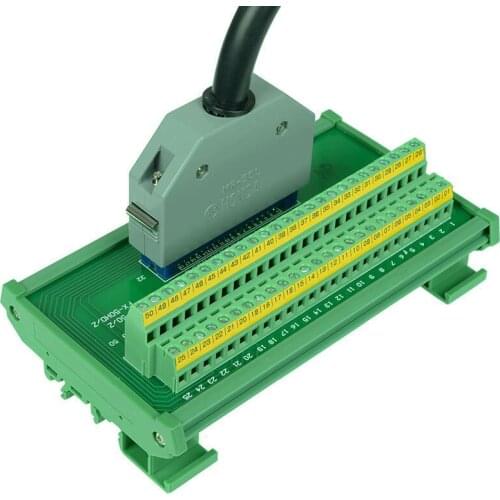Servo FX-50HD/Z with cable Fanuc module 50Pin terminal blocks to MR-50RMD2+ Straight Through hole type male connector