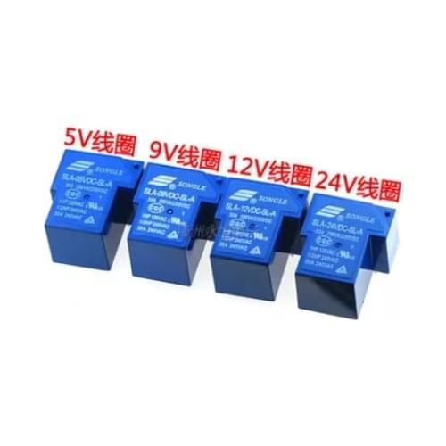 Power relays SLA-05VDC-SL-A 5V 30A 5PIN T90 a group of normally open