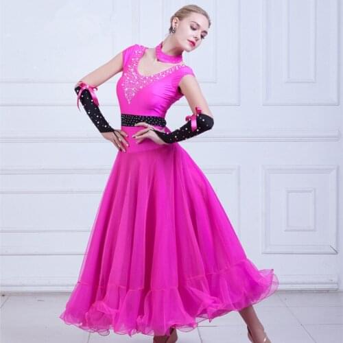 Modern Dance Ballroom Dancing Dress Women Standard Ballroom Dance Dress for Waltz/tango/foxtrot Performance Competition Dress