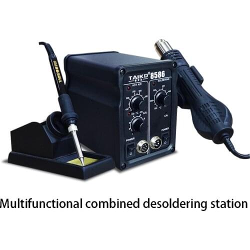 TAIKD 8586 High-power 2 In 1 Desoldering Station High Power Anti-static Repair Soldering Station Intelligent Digital Display