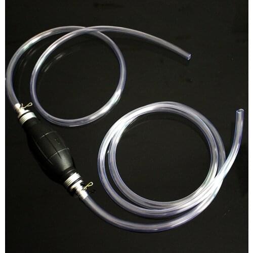 Universal One-way Valve 8mm Siphon Hand Pump Portable Manual Car Fuel Transfer Pump For Gasoline, Petrol, Ppetrol, Diesel, Liqui