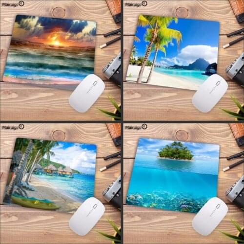 Mairuige Vintage Cool Better at the Beach Tree High Speed New Mousepad Size for 18x22cm 25x29cm Rubber Gaming Speed Mousemats