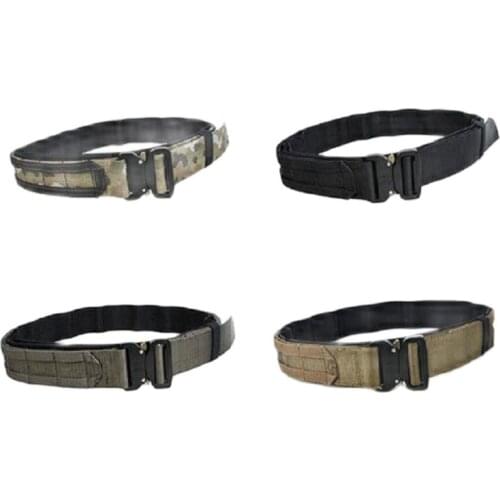 TMC 1.75 Inch Tactical CS Outdoor Military Army Fighter Belt Black Hunting Shooter Belt
