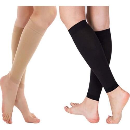 2017 1 Pair Slim Relieve Leg Calf Sleeve Brace Support Compression Varicose Socks