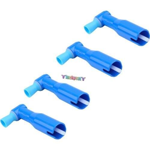 100pcs Blue Dental Disposable Pro Angle Prophy Angles ANGLES CUP New