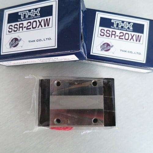 2pcs/lot THK SSR20XW LINEAR BLOCK CARRIAGE RAIL GUIDEWAY