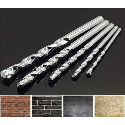 5Pcs Set Alloy Masonry Cement Drill Bits Concrete Drilling 4-10mm Tools Construction Impact Wall Punching Reaming Multi-purpose