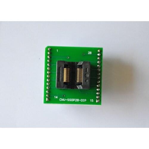 528TS2 SSOP28-DIP28 ZIF adapter socket (170 mil) for TNM5000 USB Universal IC nand flash Programmer