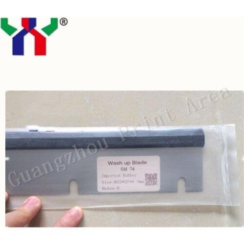 PROMOTION!Wash Up Blade for SM74 Offset Printing Machine,825*60*0.5*9holes,5 piece