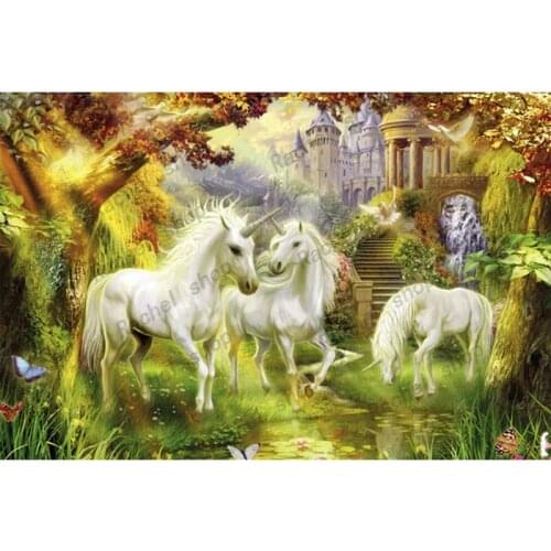 Diamond Embroidery Diy Diamond Painting Cross Stitch Kits Diamond Mosaic Unicorn Full Square Diamond Embroidery DS192