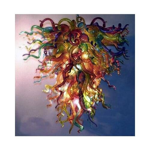 CE UL Certificate Murano Glass Dale Chihuly Style Art Glass Chandelier for Hotel Decor