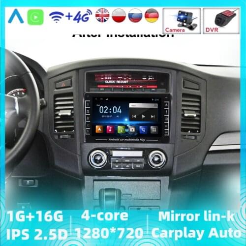 Android IPS Car Radio Video Multimedia Player For Mitsubishi PAJERO 4 2006 - 2014 GPS Navigation WIFI Bluetooth 2.5HD NO DVD