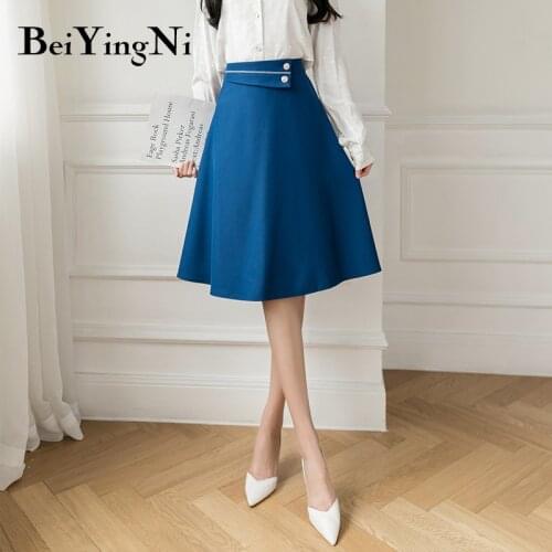 BEIYINGNI Womens Autumn Skirts