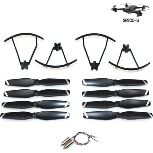 CW CCW Motor + Propeller + Protection Cover Kit For SG900-S RC Quadcopter Spare Parts Drone Accessories