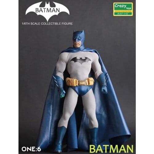 Crazy Toys Dawn of Justice Action Figure Blue Version Movable Model Toys 30cm