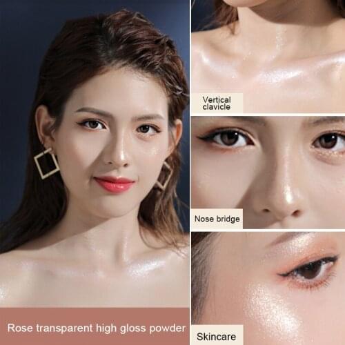 Facial Highlighter Bronzer Palette Face Contour Shimmers Powder Body Base Highlight Makeup Tool MH88