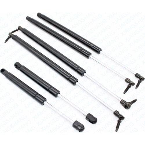 Set of 6pcs Hood Liftgate Window Lift Supports Gas Shocks Struts Spring For 1999-2003 2004 Jeep Grand Cherokee Sport Utility
