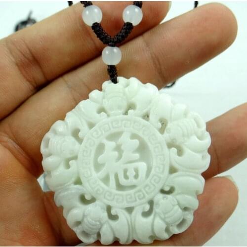Natural stone Quartz Crystal hand-carved statue of blessing amulet pendant for diy Jewelry Making necklace Accessories