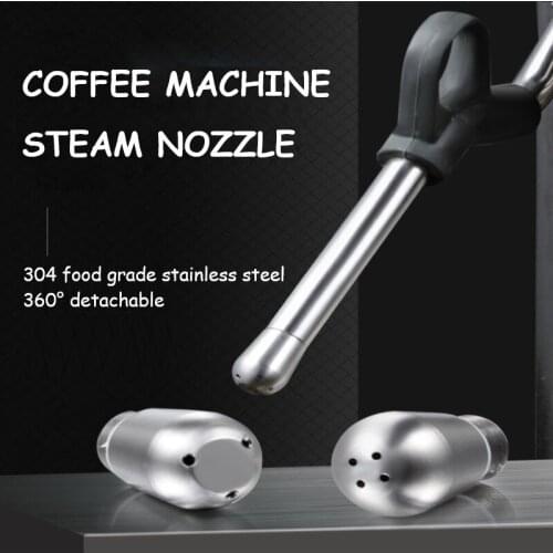 Stainless Steel Coffee Machine Steam Nozzle Universal Milk Foam Spout 3/4holes Milk Foam Spout Coffeware Kitchen Accessories