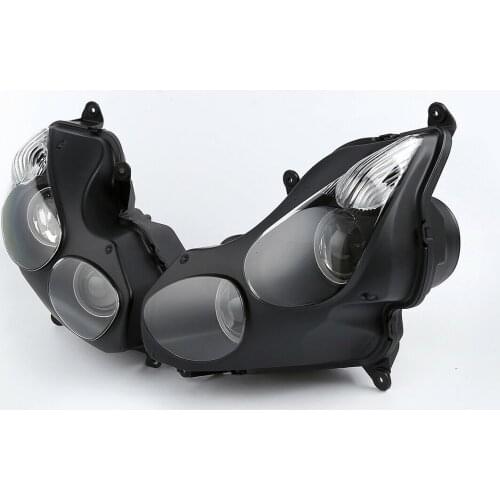 Motorcycle Front Headlight Lamp Assembly For Kawasaki Ninja ZX14R ZX-14R ZZR 1400 2006-2011