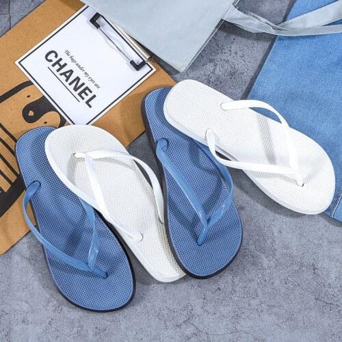 Women Fashion Slippers Soft PVC Beach Flip Flops Couples Summer Shoes Anti-slip Female Male Indoor Outside Slides