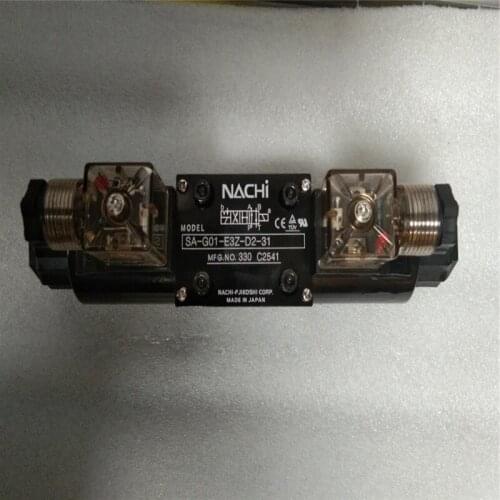 NACHI Solenoid hydraulic valve directional control valve MODEL SA-G01-E3Z-D2-31 NACHI FJIKOSHI CORP. MADE IN JAPAN