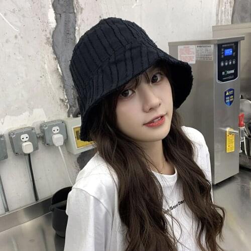 Fisherman Hat Female All-match Sun Protection Basin Hat Outdoor Bucket Hat Fashion Japanese Retro Sunshade Gap For Women