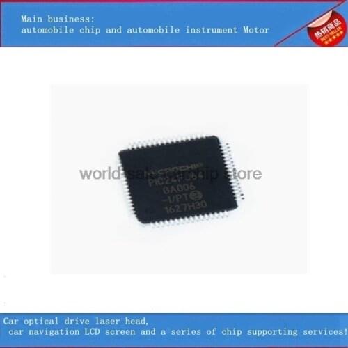 10PCS/LOT PIC24FJ64GA006-I/PT QFP64 Microcontroller-MCU Microcontroller TQFP64