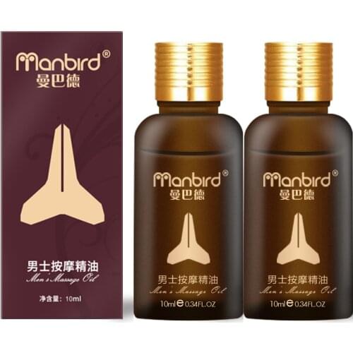 Manbird 3Pcs Penis Enlargement Oil Increase Growth Big Dick Lubricant for Sex Intimate Goods for Adult Sex Products Male Dick