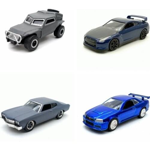 8CM 1:55 Scale Classic Chevelle GTR R-34 R-35 Chevelle SS Car Model Metal Alloy Diecast Vehicles Toys F Collection Gift Display
