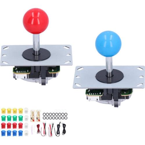 Arcade Game DIY Kits High Temperature Resistant ABS Durable Arcade Buttons DIY for Joystick Accessories for Young for Boys for