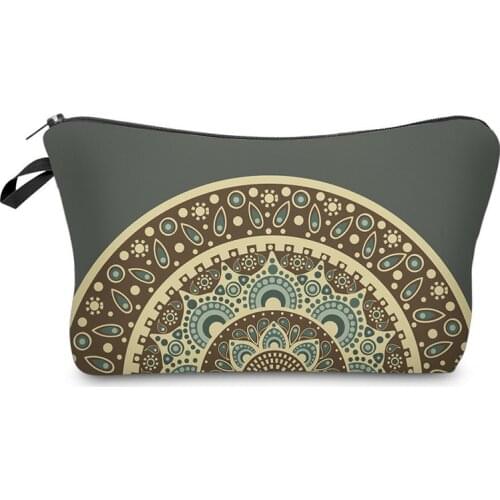 BU Store Fashion Brand barrel-shaped Cosmetic Bags New Makeup bag Heat Transfer Printing Women Travel cosmetic organizer bag