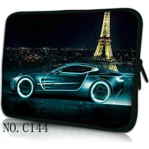 Sports Car Paris Laptop Sleeve Bag for Macbook Air 13 Case Laptop Case 15.6 11 14 15 17 inch Bags for Men Women Zipper Unisex