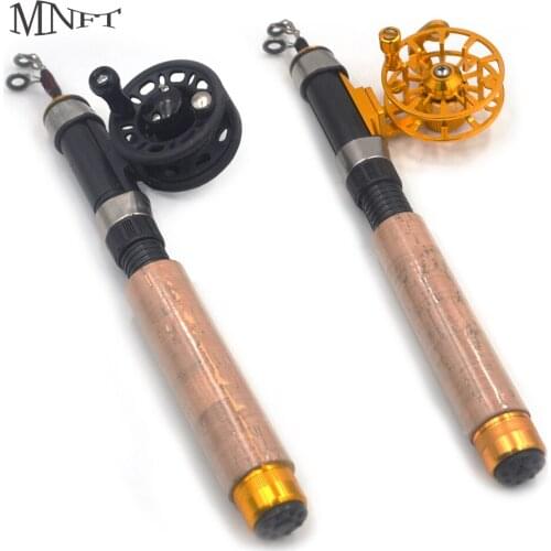 MNFT 1Set Reel Spinning Fishing Wheel & Winter Ice Fishing Rod Ice Rod Combo Fishing Tackle Kit Metal&plastic Fishing Wheels