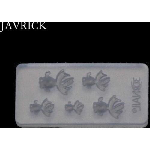 Cute Vivid Mini Size Goldfish Pendant Silicone Resin Mold Jewelry Making Tools Epoxy Resin Molds