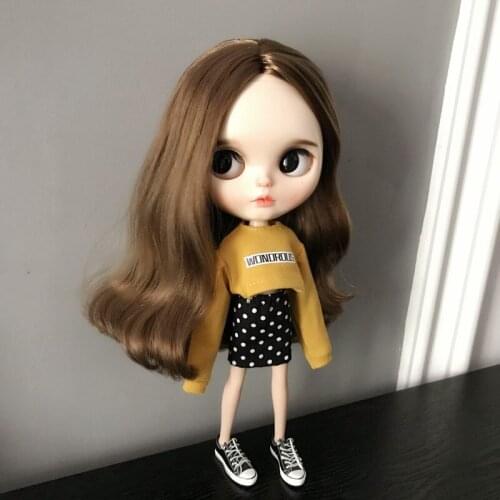 1pcs Blyth Doll Clothes Sweater and Skirt for Blyth, Barbie, kerr, Azone OB24 OB23 1/6 doll accessories