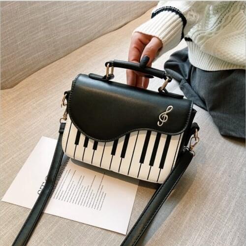 Piano Luxury Designer Shoulder Bag Trendy Fahion Handbags Women Crossbody Bags Ladies Square Top-handle Sling Shoulder Bag Obag