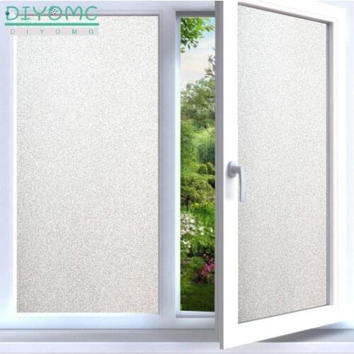 Thick Frosted Glass Sticker Bathroom Door Office Window Film PVC Waterproof Glass Contact Paper Wallpaper Privacy Glass Film