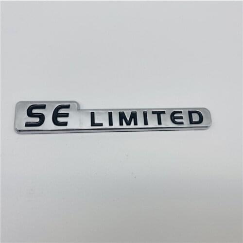 Custom Car Stickers For Toyota SE limited Emblem Rear Tail Logo Side Fender Letters Nameplate Decal SELimited 130*21mm