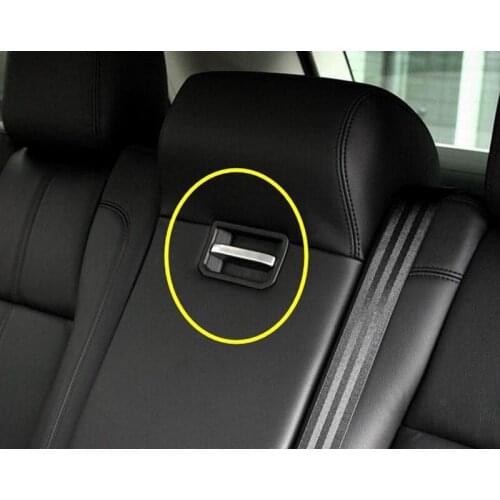 Car Rear seat buckle trim strip 2013-2018Ran geR ov er Central water cup armrest handle handle plating bright strip