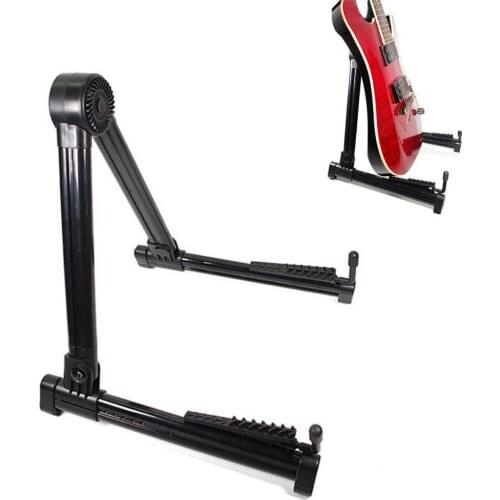 Adjustable Electric Guitar Holder Bracket Upright 2021 A-frame Instrument Stand for Acoustic Guitar Ukulele Bass Violin