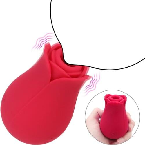 Vaginal Sucking Vibrators 10 Speeds Adult Sex Toys Products Oral Nipple Sucker Clitoris Stimulation Rose Shape