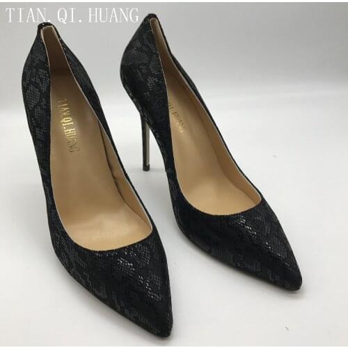 New Arrival Womens Shoes Pumps High Heels Wedding Shoes Woman High Heels Genuine leather Size :35-42 TIAN.QI.HUANG Brand